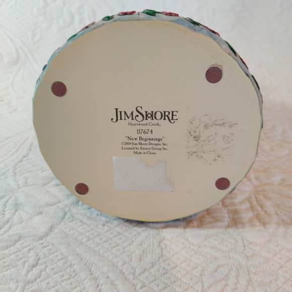 2004 JIM SHORE HEARTWOOD CREEK FOLK ART ANGEL "NEW BEGINNINGS" FIGURINE B117674 - Picture 6 of 9